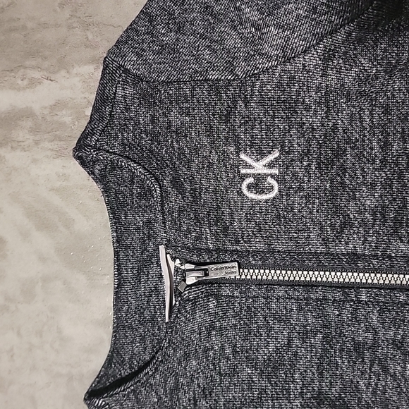 Calvin Klein Jeans NWT Infant Baby Fleece Jacket Lined Full Zip - Picture 2 of 8